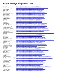 Sitcom Fjernsyn Programmer Liste : Stem Pã¥ Dine
