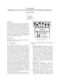 Building an out of the Box Raspberry Pi Modular Synthesizer J¨Urgenreuter