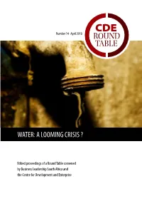 CDE Number 14 · April 2010 ROUND TABLE