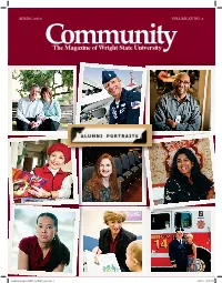 Community-Spring 2010 ALUMNI Issue.Indd 1 5/6/10 10:33 AM F ROM the P RESIDENT ’ S D ESK INSIDE SPRING 2010 VOLUME XV NO