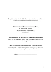 Doing Diabetes (Type 1): Symbiotic Ethics and Practices of Care Embodied in Human-Canine Collaborations and Olfactory Sensitivity