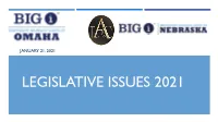 Jan 2021 Legislative Presentation