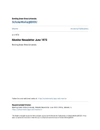 Monitor Newsletter June 1973