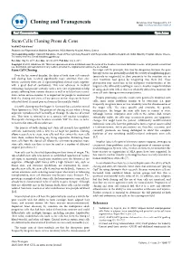 Stem Cells Cloning Prons & Cons