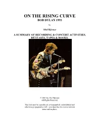 On the Rising Curve Bob Dylan 1993