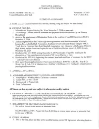 6. Resolution No. 257-2019, Approving the Contract, Bond and Certificate of Insurance for the WPCF RECOMMENDATION: Accept