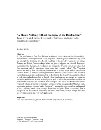 “A Man Is Nothing Without the Spice of the Devil in Him”: Jane Eyre And
