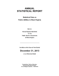 Annual Statistical Report