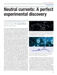 Neutral Currents: a Perfect Experimental Discovery