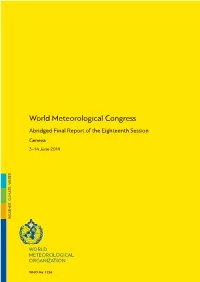 Abridged Final Report of the Eighteenth Session
