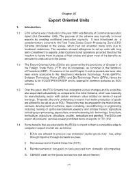 Chapter 25 Export Oriented Units