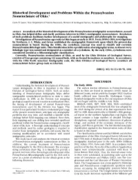 Historical Development and Problems Within the Pennsylvanian Nomenclature of Ohio.1