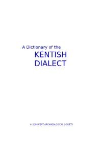 Kentish Dialect