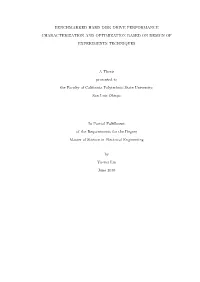 Benchmarked Hard Disk Drive Performance Characterization and Optimization Based on Design of Experiments Techniques