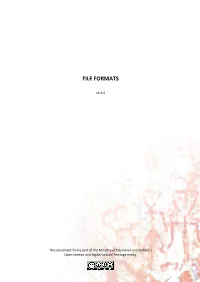 File Formats