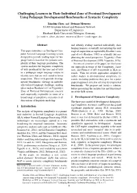 Challenging Learners in Their Individual Zone of Proximal Development Using Pedagogic Developmental Benchmarks of Syntactic Complexity