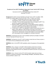 Resolution to Form UNITY (Unaffiliated