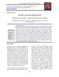 Horseshoe Crab and Its Medicinal Values