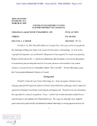 N:\ WPDOCS\ KNOWLES\08Cv3566 URBAND & LAZAR Minute Entry Granting Plaintiff's Motion to Compel #18.Frm