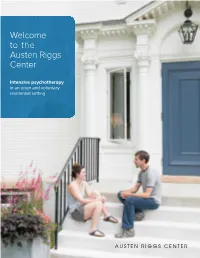 Austen Riggs Admissions Brochure.Pdf