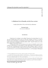 Colloque Don Quichotte Avant Don Quichotte ? Tirant, 22 (2019), Pp