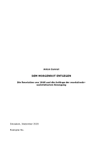 Dem Morgenrot Entgegen