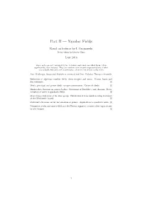 Number Fields