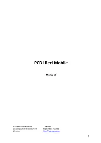 PCDJ Red Mobile Manual