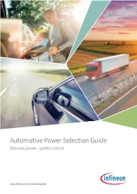 Automotive Power Selection Guide Ultimate Power – Perfect Control