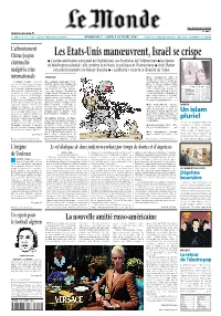 LE MONDE/PAGES&lt;UNE&gt;