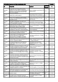 NB Mobility Programme for Public Administration 2014 Decision Nr