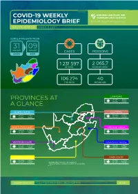 Provinces at a Glance