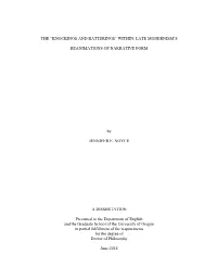 The “Knockings and Batterings” Within: Late Modernism’S