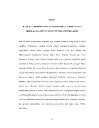Bab Iv Deskripsi Informan Dan Analisis Resepsi