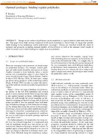 Binding Regular Polyhedra