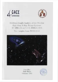 Multiwavelength Analysis of Two Peculiar High Mass X-Ray Binary Systems: 4U 2206+54 and SAX J2103.5+4545 New Insights from INTEGRAL