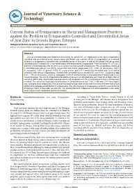 Current Status of Ectoparasites in Sheep and Management Practices