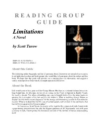 Reading Group Guide