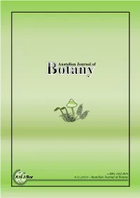 Anatolian Journal of Botany