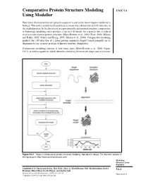 Comparative Protein Structure Modeling Using Modeller 5.6.2