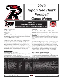 Game Notes at Grinnell.Indd
