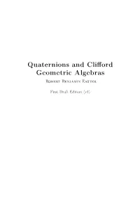 Quaternions and Cli Ord Geometric Algebras