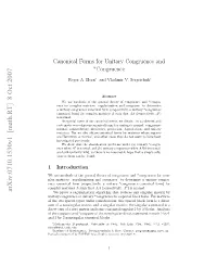 Canonical Forms for Unitary Congruence And* Congruence