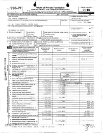 Form 990-PF and Its Separate Instructions Is at Www