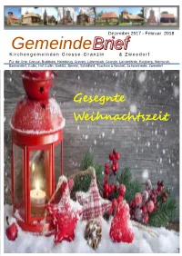 Gemeindebrief 1-2018