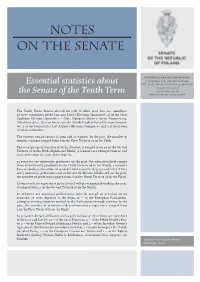 Notes on the Senate