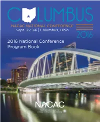 2016 National Conference Program Book