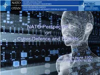 NATO Perspective on Cyber Defence and Botnets