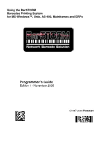 Programmer's Guide