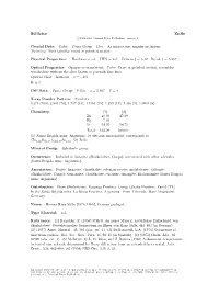 Stilleite Znse C 2001-2005 Mineral Data Publishing, Version 1